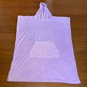 Fleece changing poncho. Like new condition